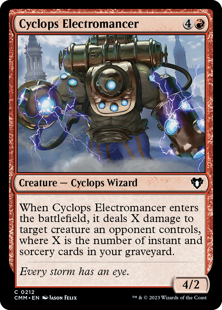 Cyclops Electromancer [Commander Masters] | Mindsight Gaming