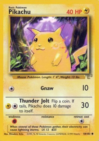 Pikachu (58/102) (E3 Stamped Promo) [Miscellaneous Cards] | Mindsight Gaming