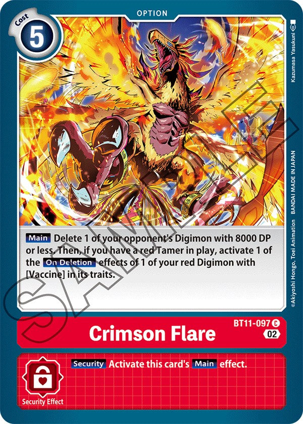 Crimson Flare [BT11-097] [Dimensional Phase] | Mindsight Gaming