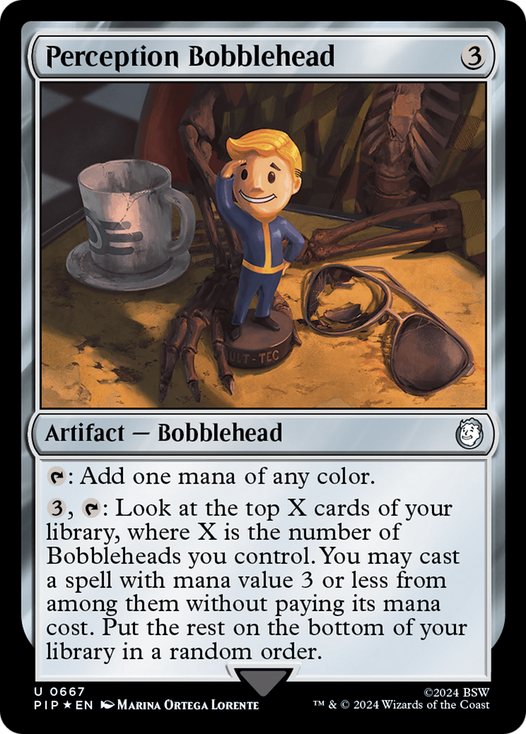 Perception Bobblehead (Surge Foil) [Fallout] | Mindsight Gaming