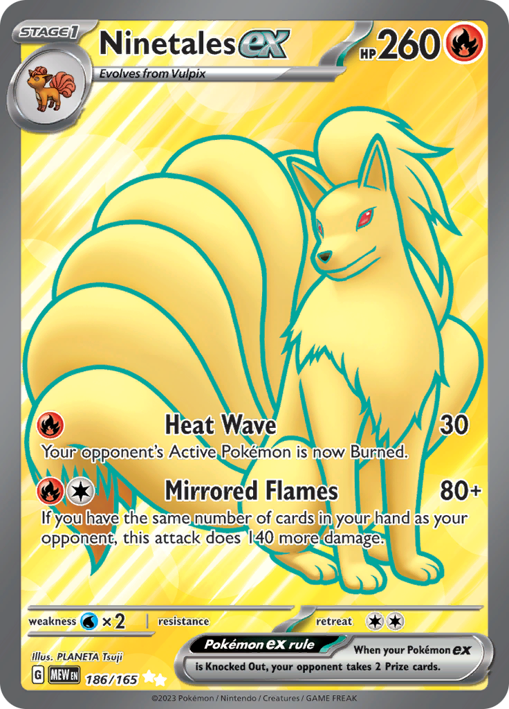 Ninetales ex (186/165) [Scarlet & Violet 151] | Mindsight Gaming