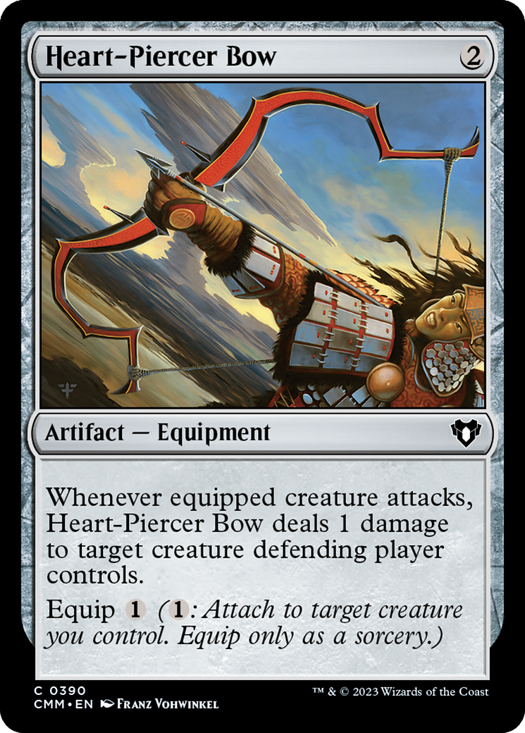 Heart-Piercer Bow [Commander Masters] | Mindsight Gaming