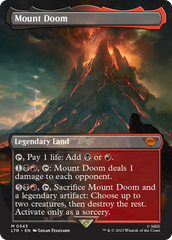 Mount Doom (Borderless Alternate Art) [The Lord of the Rings: Tales of Middle-Earth] | Mindsight Gaming