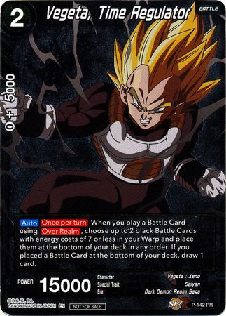 Vegeta, Time Regulator (Championship Final 2019) (P-142) [Tournament Promotion Cards] | Mindsight Gaming