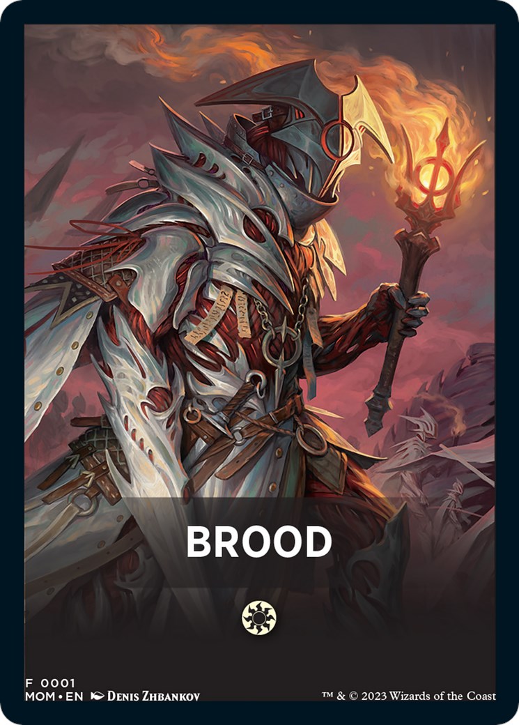 Brood Theme Card [March of the Machine Tokens] | Mindsight Gaming