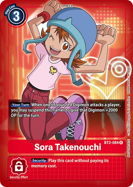 Sora Takenouchi [BT2-084] (Official Tournament Pack Vol.3) [Release Special Booster Promos] | Mindsight Gaming