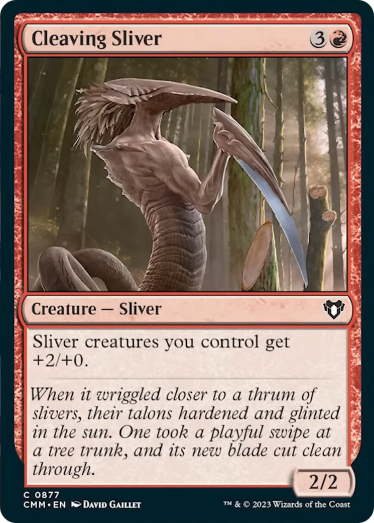 Cleaving Sliver [Commander Masters] | Mindsight Gaming