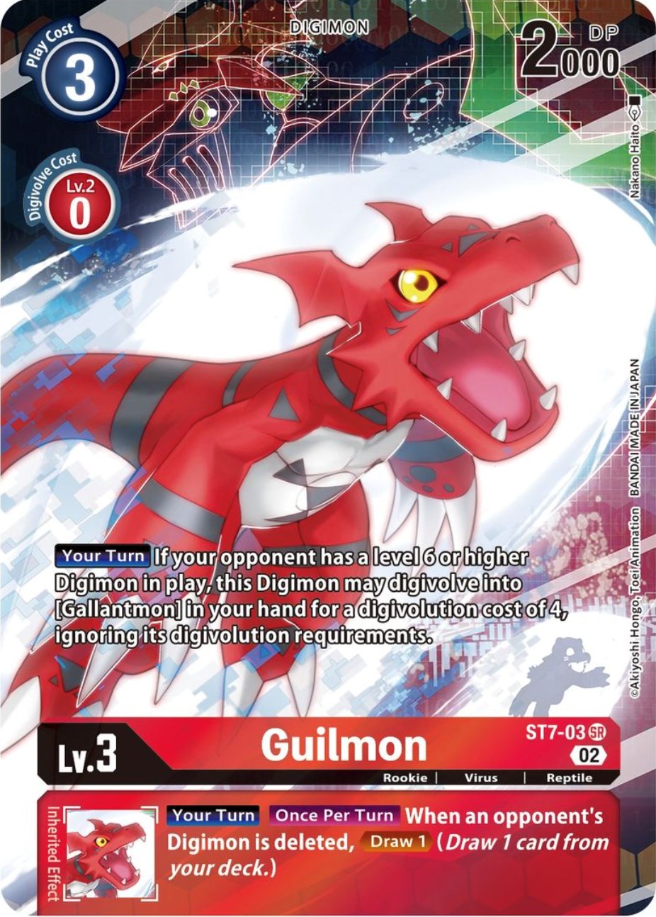 Guilmon [ST7-03] (Alternate Art) [Starter Deck: Beelzemon Advanced Deck Set] | Mindsight Gaming