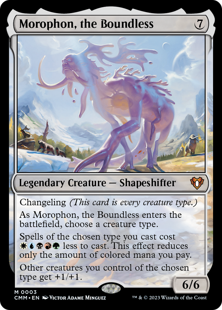 Morophon, the Boundless [Commander Masters] | Mindsight Gaming