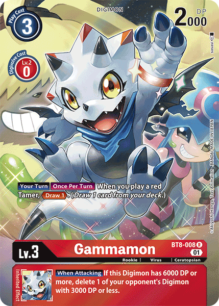 Gammamon [BT8-008] (Alternate Art) [New Awakening] | Mindsight Gaming