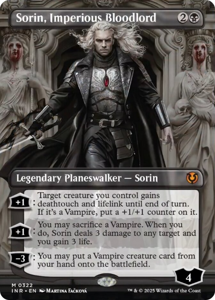 Sorin, Imperious Bloodlord (Borderless) [Innistrad Remastered] | Mindsight Gaming