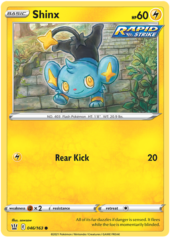 Shinx (046/163) [Sword & Shield: Battle Styles] | Mindsight Gaming