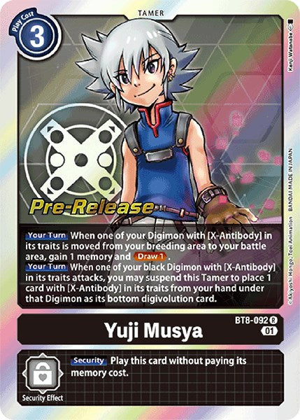 Yuji Musya [BT8-092] [New Awakening Pre-Release Cards] | Mindsight Gaming