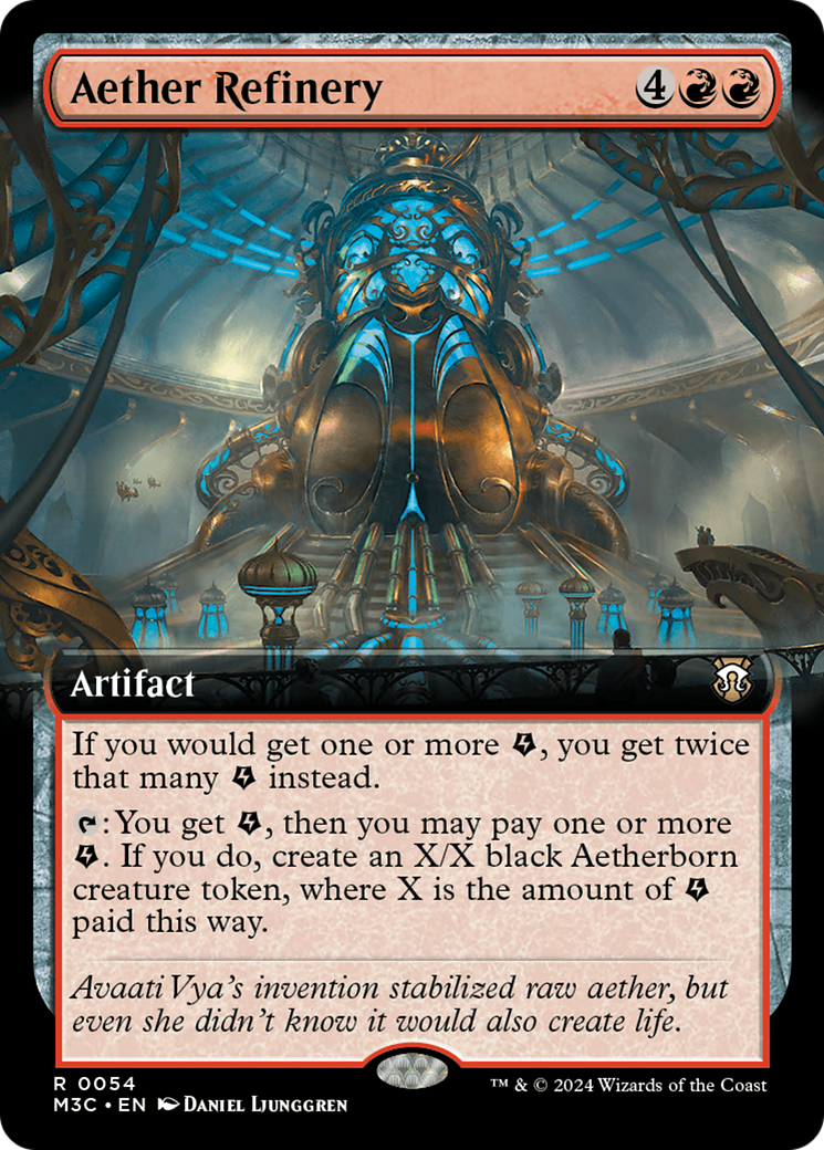 Aether Refinery (Extended Art) [Modern Horizons 3 Commander] | Mindsight Gaming