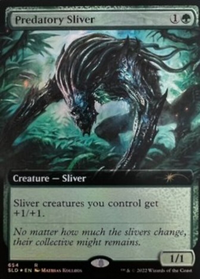 Predatory Sliver (Extended Art) [Secret Lair Drop Promos] | Mindsight Gaming