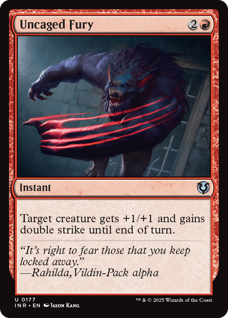 Uncaged Fury [Innistrad Remastered] | Mindsight Gaming