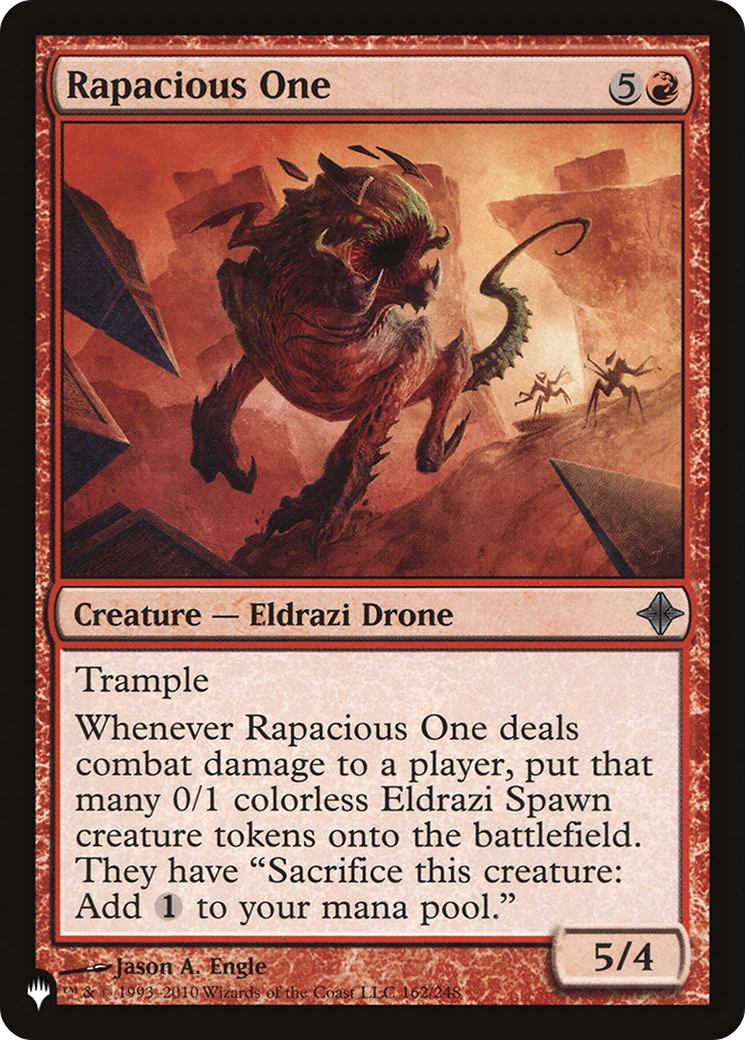 Rapacious One [The List Reprints] | Mindsight Gaming