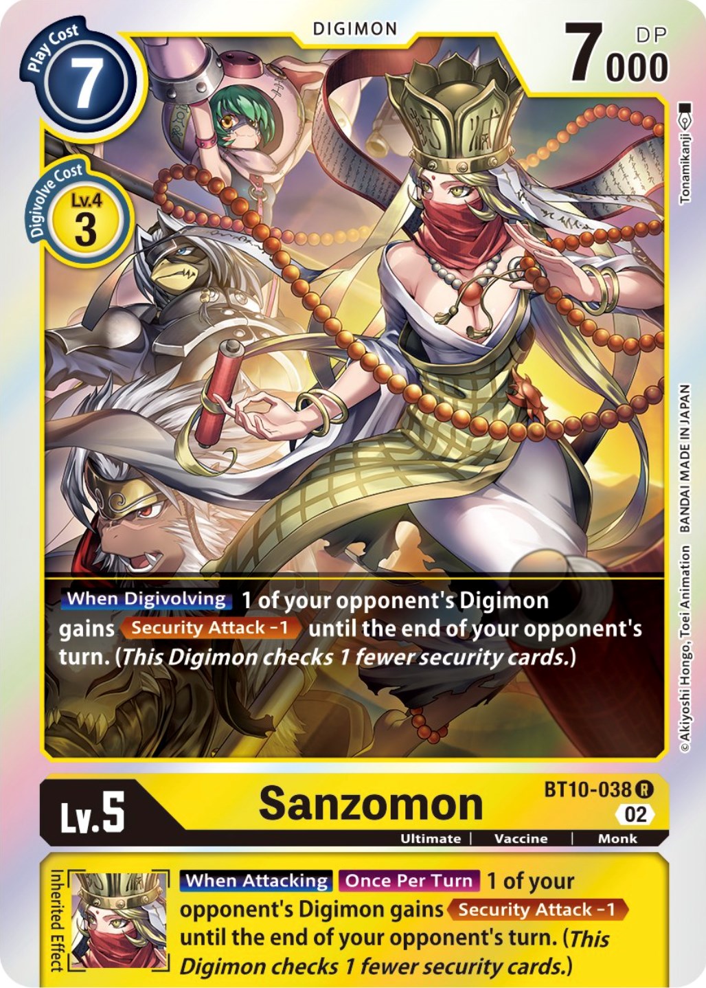 Sanzomon [BT10-038] [Xros Encounter] | Mindsight Gaming