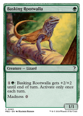 Basking Rootwalla (White Border) [Mystery Booster 2] | Mindsight Gaming