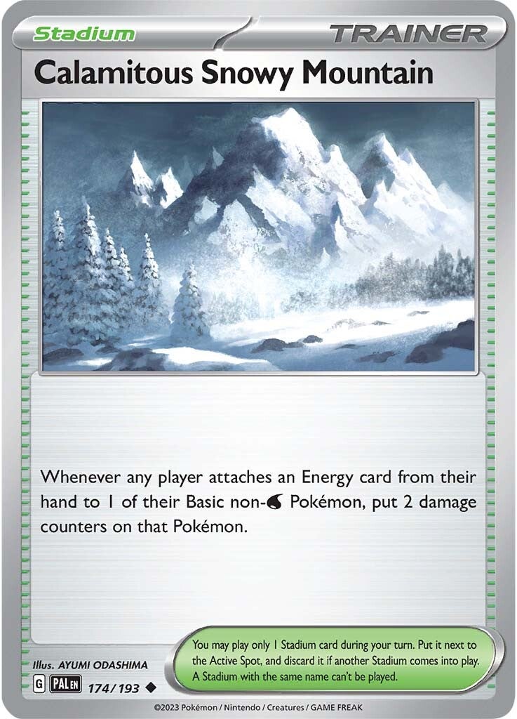 Calamitous Snowy Mountain (174/193) [Scarlet & Violet: Paldea Evolved] | Mindsight Gaming