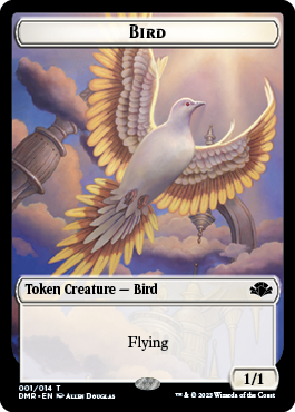 Bird Token [Dominaria Remastered Tokens] | Mindsight Gaming