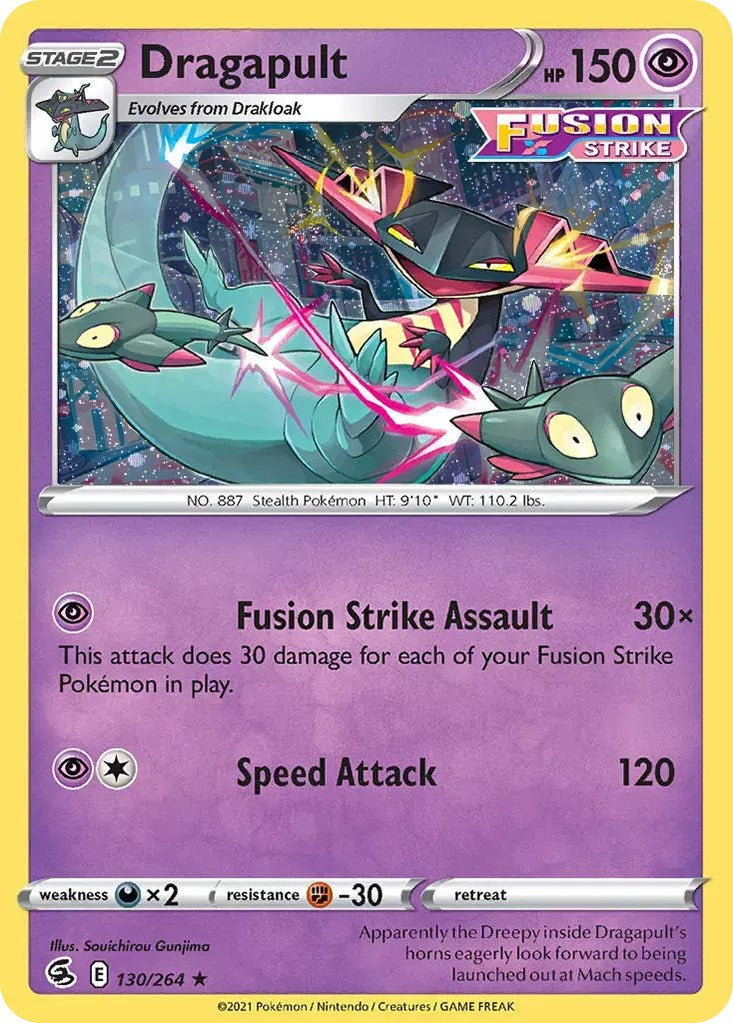 Dragapult (130/264) (Cosmos Holo) [Sword & Shield: Fusion Strike] | Mindsight Gaming