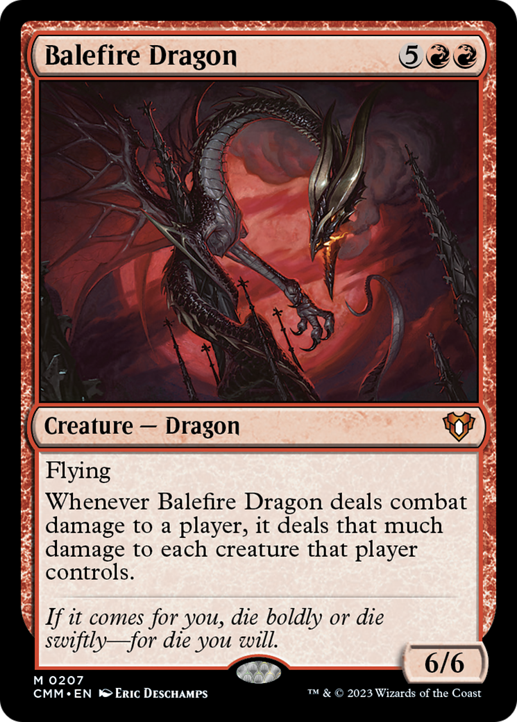 Balefire Dragon [Commander Masters] | Mindsight Gaming
