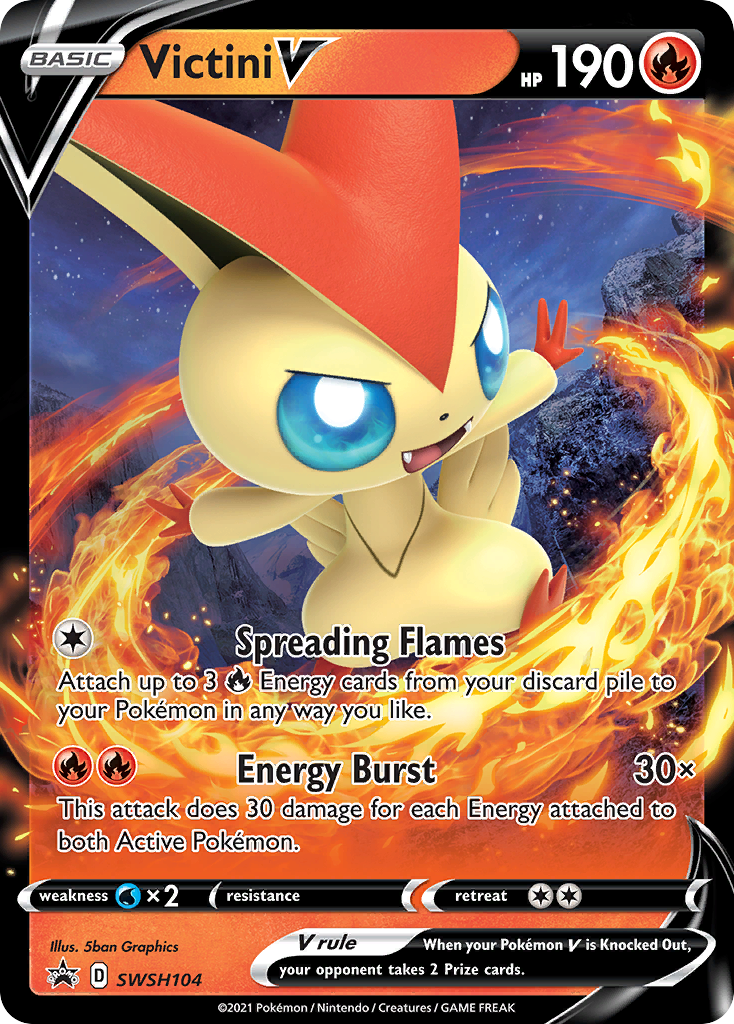 Victini V (SWSH104) [Sword & Shield: Black Star Promos] | Mindsight Gaming