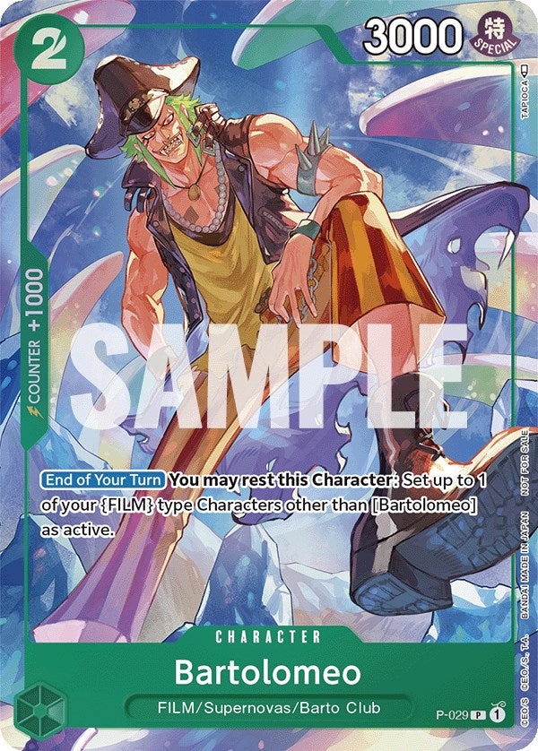 Bartolomeo (Event Pack Vol. 1) [One Piece Promotion Cards] | Mindsight Gaming