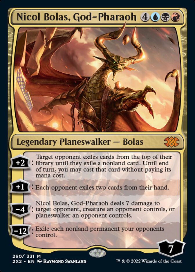 Nicol Bolas, God-Pharaoh [Double Masters 2022] | Mindsight Gaming