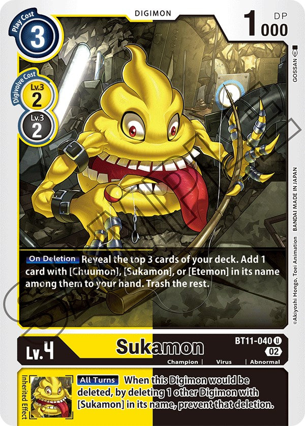 Sukamon [BT11-040] [Dimensional Phase] | Mindsight Gaming