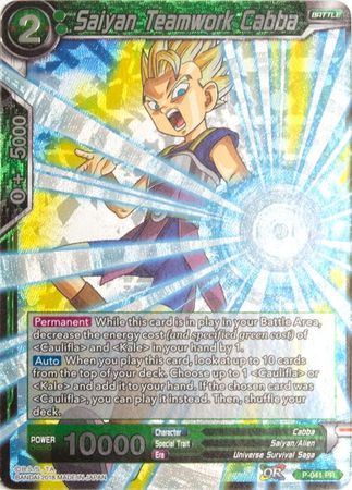 Saiyan Teamwork Cabba (P-041) [Promotion Cards] | Mindsight Gaming