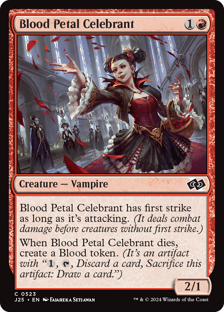 Blood Petal Celebrant [Foundations Jumpstart] | Mindsight Gaming