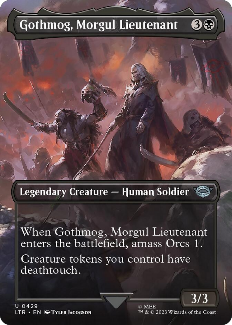 Gothmog, Morgul Lieutenant (Borderless Alternate Art) [The Lord of the Rings: Tales of Middle-Earth] | Mindsight Gaming