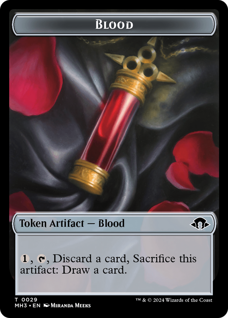 Blood // Energy Reserve Double-Sided Token [Modern Horizons 3 Tokens] | Mindsight Gaming