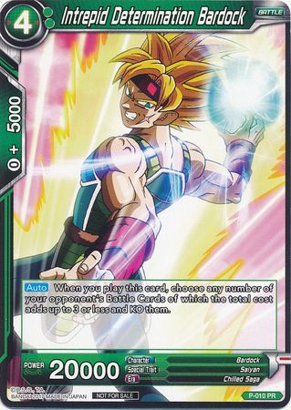 Intrepid Determination Bardock (P-010) [Promotion Cards] | Mindsight Gaming