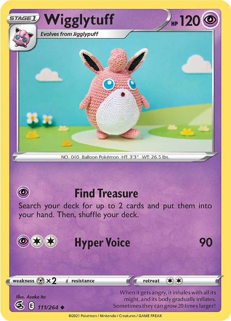 Wigglytuff (111/264) [Sword & Shield: Fusion Strike] | Mindsight Gaming