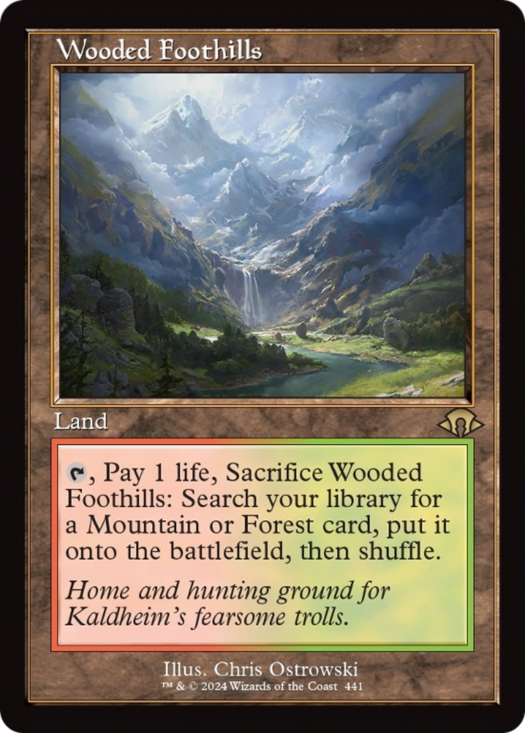 Wooded Foothills (Retro) [Modern Horizons 3] | Mindsight Gaming