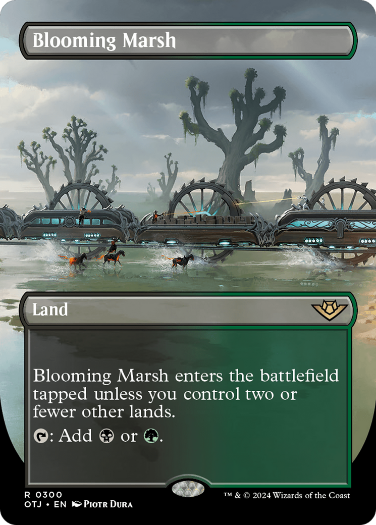 Blooming Marsh (Borderless) [Outlaws of Thunder Junction] | Mindsight Gaming