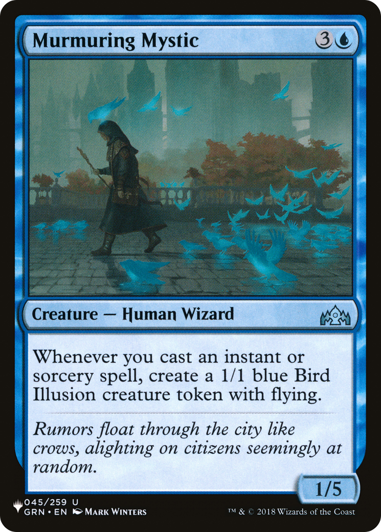 Murmuring Mystic [The List Reprints] | Mindsight Gaming