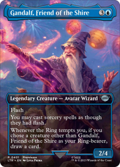 Gandalf, Friend of the Shire (Borderless Alternate Art) [The Lord of the Rings: Tales of Middle-Earth] | Mindsight Gaming