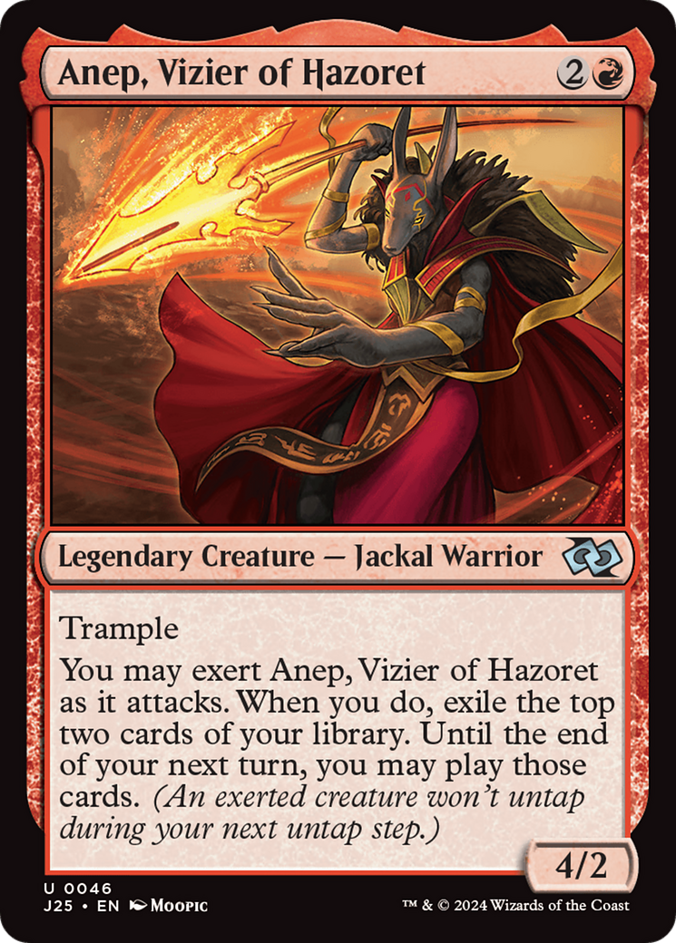 Anep, Vizier of Hazoret (Anime) [Foundations Jumpstart] | Mindsight Gaming