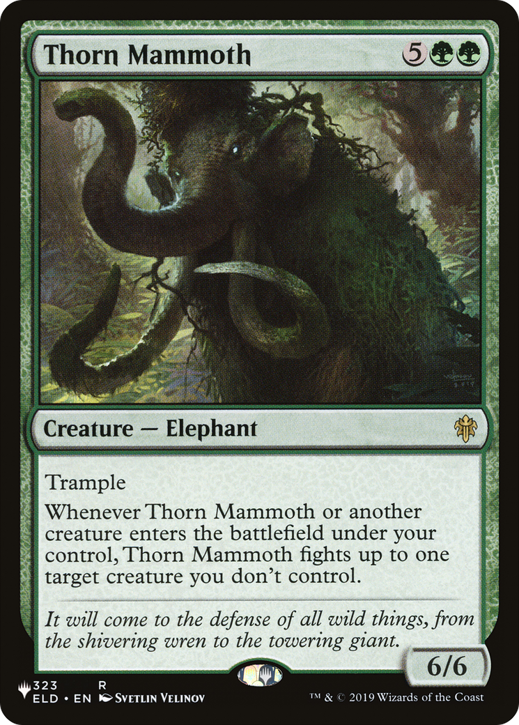 Thorn Mammoth [The List] | Mindsight Gaming