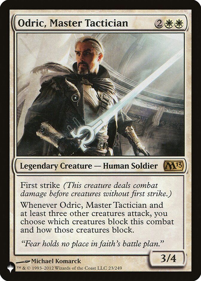 Odric, Master Tactician [The List] | Mindsight Gaming