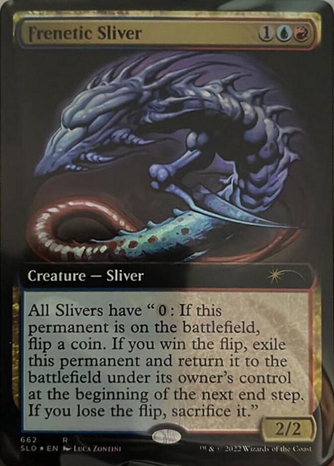 Frenetic Sliver (Extended Art) [Secret Lair Drop Promos] | Mindsight Gaming