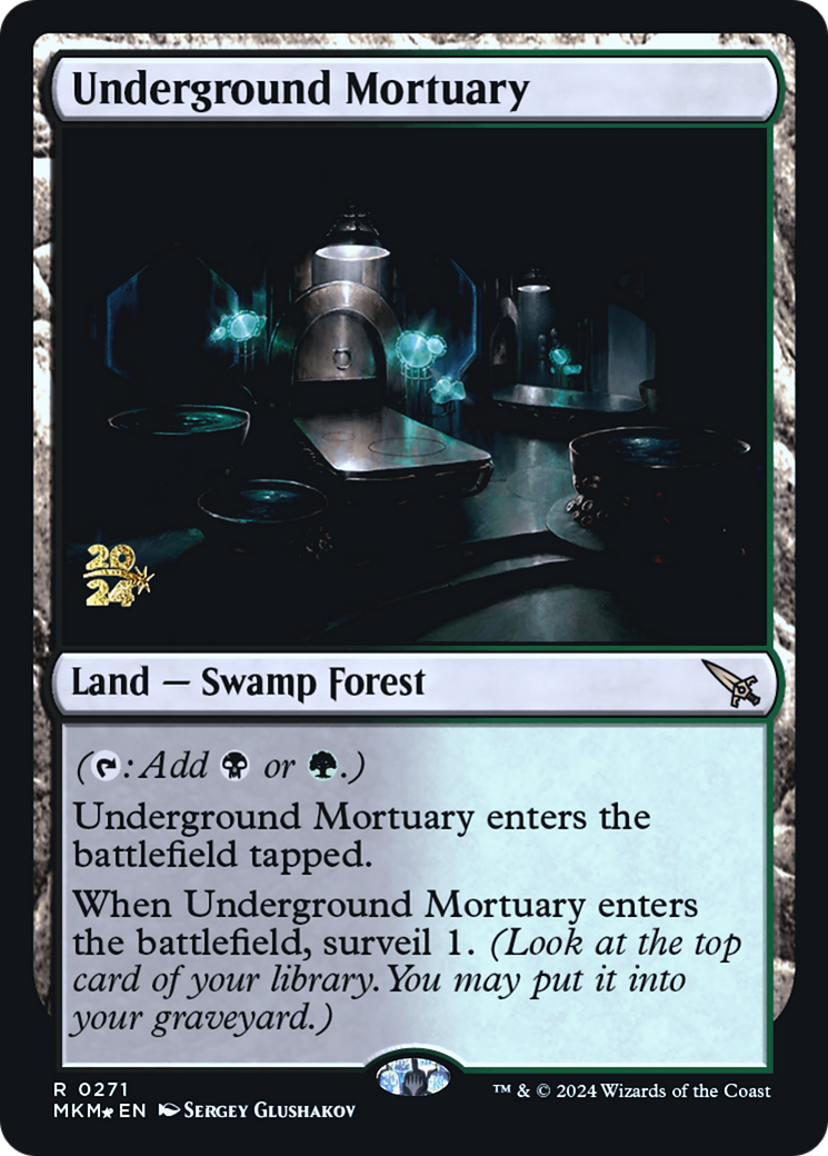 Underground Mortuary [Murders at Karlov Manor Prerelease Promos] | Mindsight Gaming