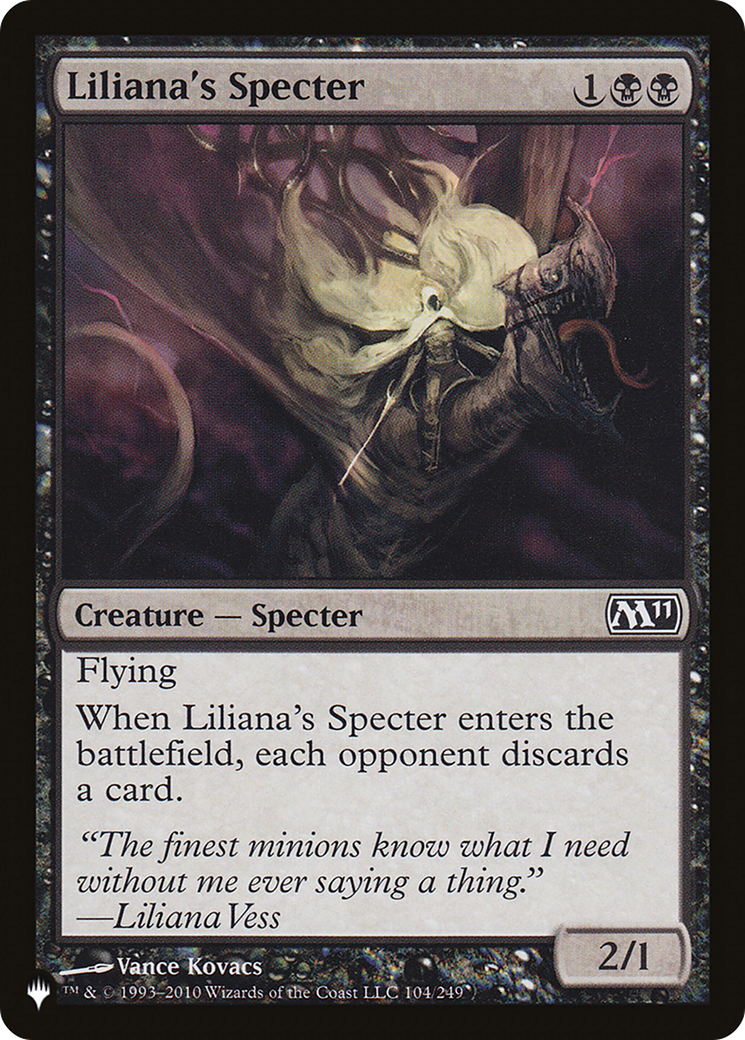 Liliana's Specter [The List Reprints] | Mindsight Gaming