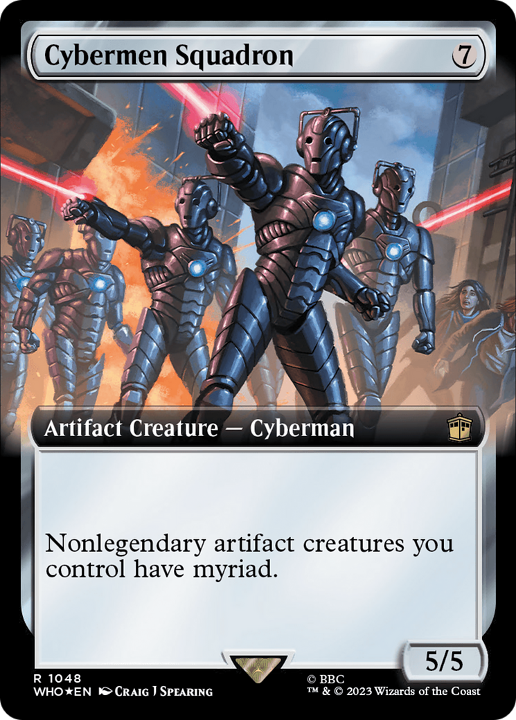 Cybermen Squadron (Extended Art) (Surge Foil) [Doctor Who] | Mindsight Gaming