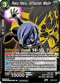 Haru Haru, Attacker Majin (Origins 2019) (BT3-120_PR) [Tournament Promotion Cards] | Mindsight Gaming