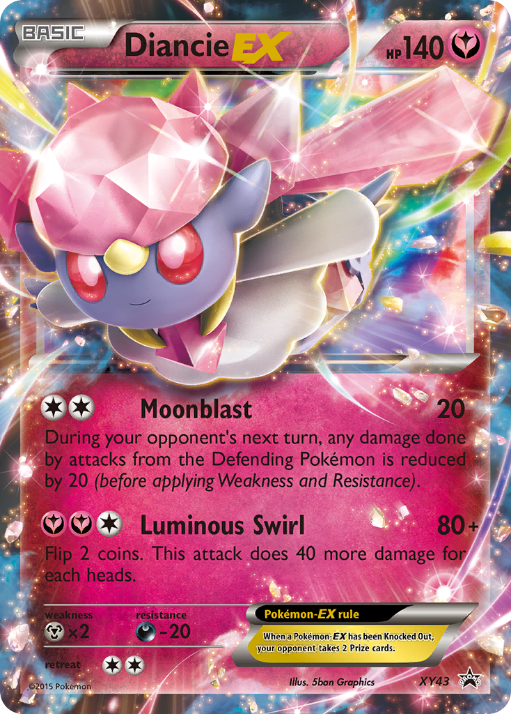 Diancie EX (XY43) [XY: Black Star Promos] | Mindsight Gaming